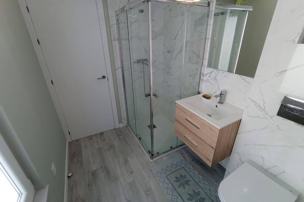 Loft Con Vistas Playa Foz Leilighet Eksteriør bilde